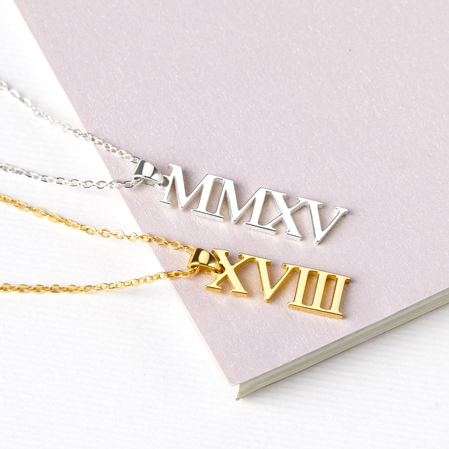 Roman Numerals Necklace, Birthday Gift For Her, Mom Birthday Gift