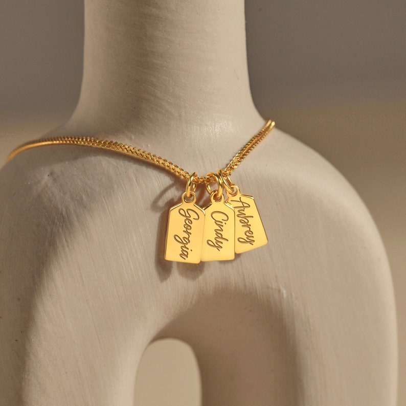Personalized Mothers Necklace, Mother's Necklace With Names