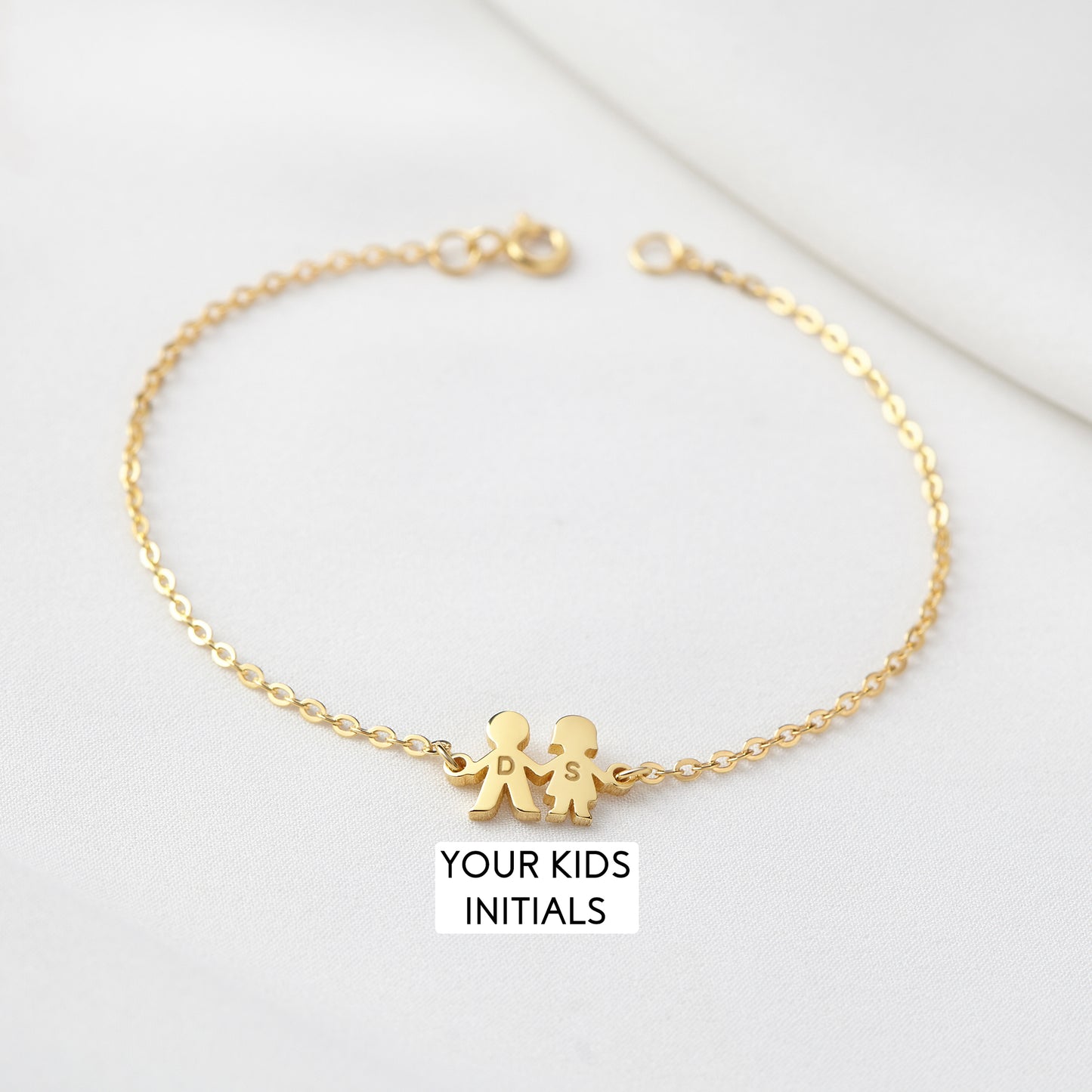 Custom Dog Cat Bracelet, Pet Initial Bracelet, Dog Mom Gifts