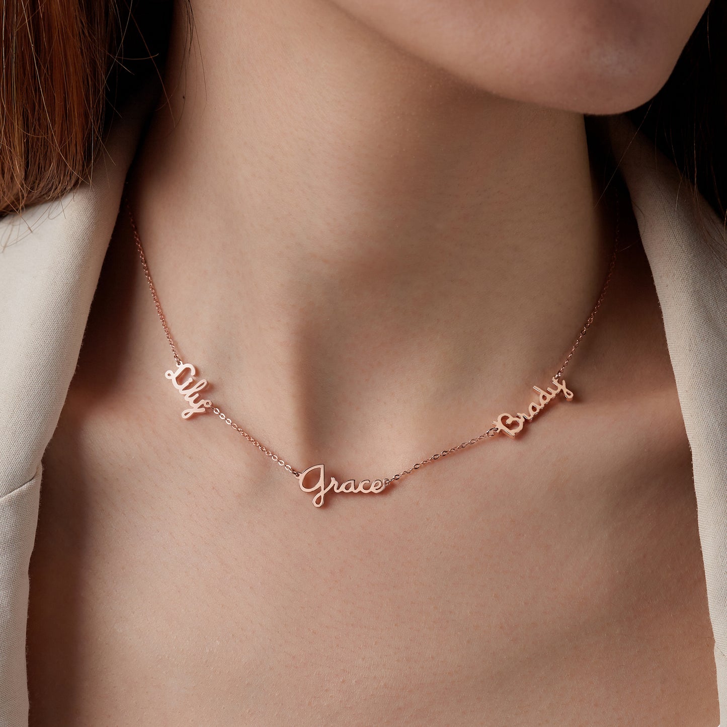 Multiple Name Necklace