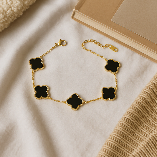 Quadrilateral Geometric Stainless Steel 18K Gold Plated Necklace
